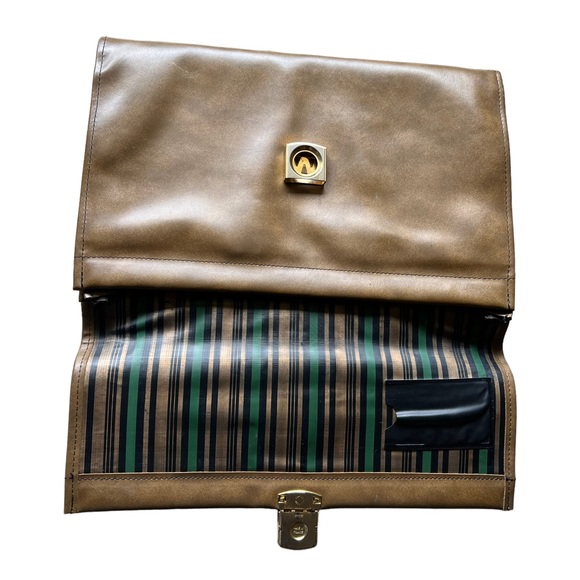 Depose Briefcase Laptop Bag Messenger Computer Note Book Made in France Case - Picture 9 of 16